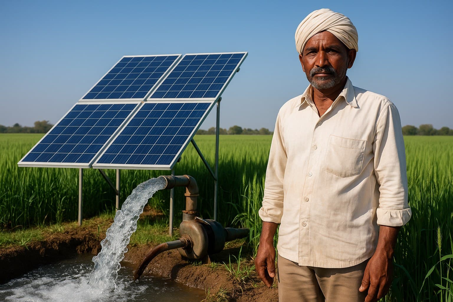 Farmer — Solar Pumps — Bathinda, Punjab